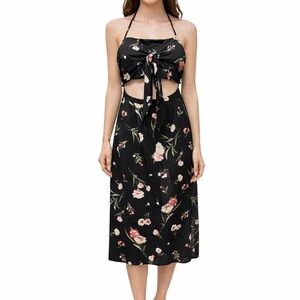 Halter Mini Dress Womens Size Medium. ‎  NWT Open Mid Drift